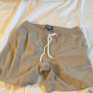 RSQ Tan Athletic Shorts with Elastic Waistband